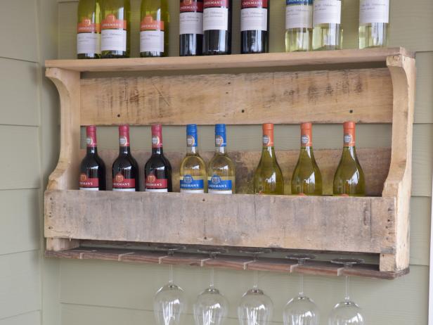 How to Make a Wine Rack From a Wood Pallet HGTV