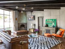 Vintage-Inspired Living Room