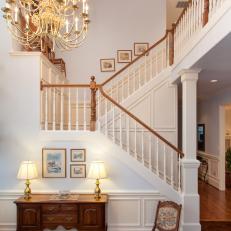 Beautiful Traditional Entryway With Antique Furnishings