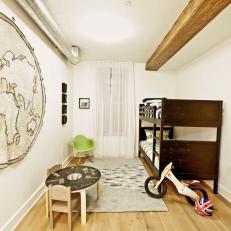 Contemporary Kids' Room With Old World Appeal