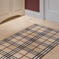 Custom Burberry-Inspired Marble Floor