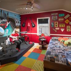 Stage in Music-Loving Kids Bedroom