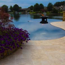 Creative Pool Design: A Continuous Flow From Patio to Lake