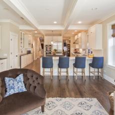 Open Plan Living Space With Transitional Design