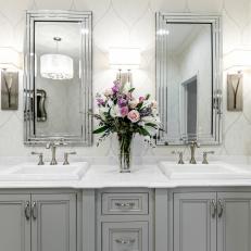 Elegant and Serene Transitional Bathroom