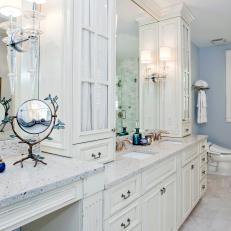 Custom Cabinetry in Traditional Master Bath