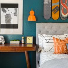 Boy's Bedroom Features Playful, Quirky Style
