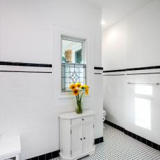 Master Bathroom Takes on Vintage Look
