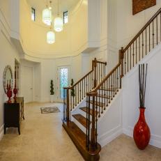 Two-Story Entryway is Open, Eclectic