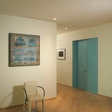 Contemporary Artwork in Hallway