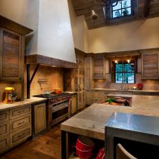 Rustic Kitchen Features Cool, Stylish Design