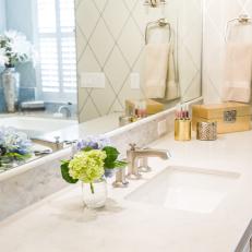 Neutral-Hued Bathroom Exudes Classic Elegance
