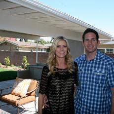 Flip or Flop: Tarek and Christina Pose in Finished Patio 
