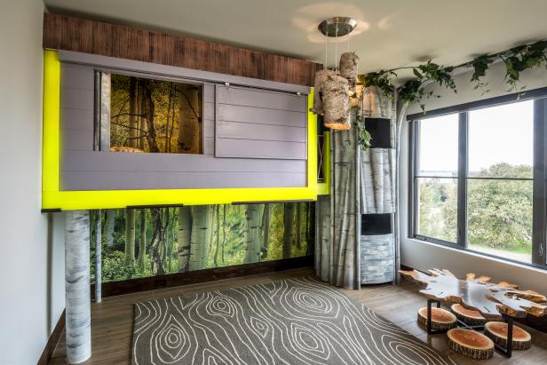 Birch Forest Inspired Kids Room