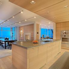 Modern Open Concept Kitchen and Dining Area