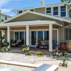 Beach Cottage Bungalow with Brick Patio