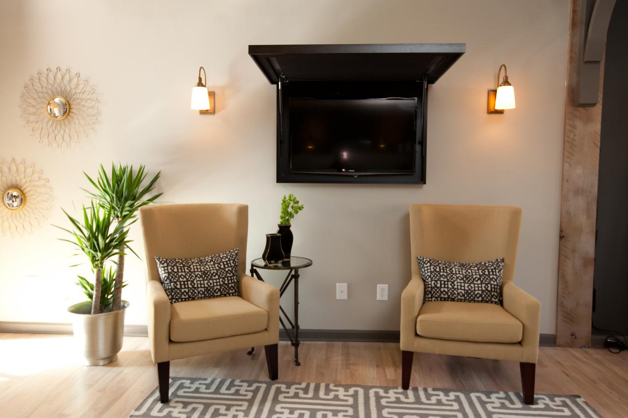 Television Hidden Behind A Painting Hgtv
