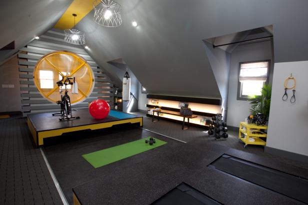 Home Gym in the Attic