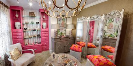 Spare Bedroom Turned Glam Closet: Luxe Details