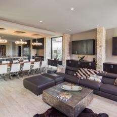 Open Concept Living and Dining Area Fit for Entertaining