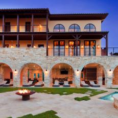 Mediterranean Home With Charming Backyard Terrace