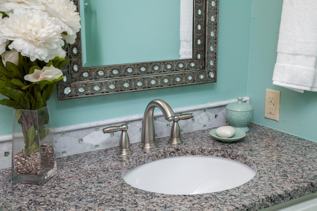 S Aqua Bathroom Is Fun Yet Sophisticated Hgtv