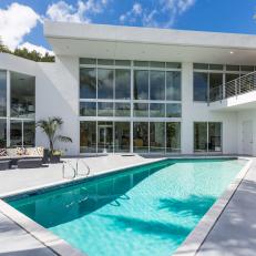 Home Exterior and Pool: Oceanfront Oasis in Sarasota, Fla.