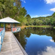 Gazebo and Pond: Expansive Estate in Nobbys Creek, Australia