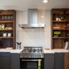 Modern Gray And White Kitchen