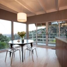 Modern Dining Area With A View