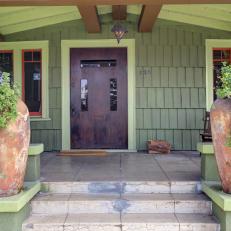 Inviting Craftsman-Style Home Entrance