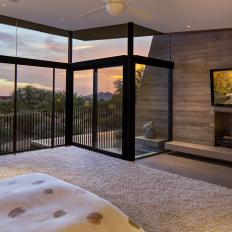 Master Bedroom: Contemporary Luxury in Scottsdale, Ariz.