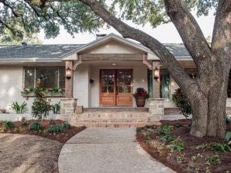 Updated Ranch Home with Craftsman Style Exterior 