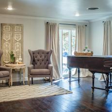 Fixer Upper: Elegant Remodeled Sitting Room