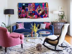 Vibrant Contemporary Living Room