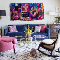 Vibrant Contemporary Living Room
