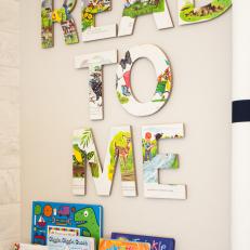 Fun Book Page Wall Letters for Children's Nursery