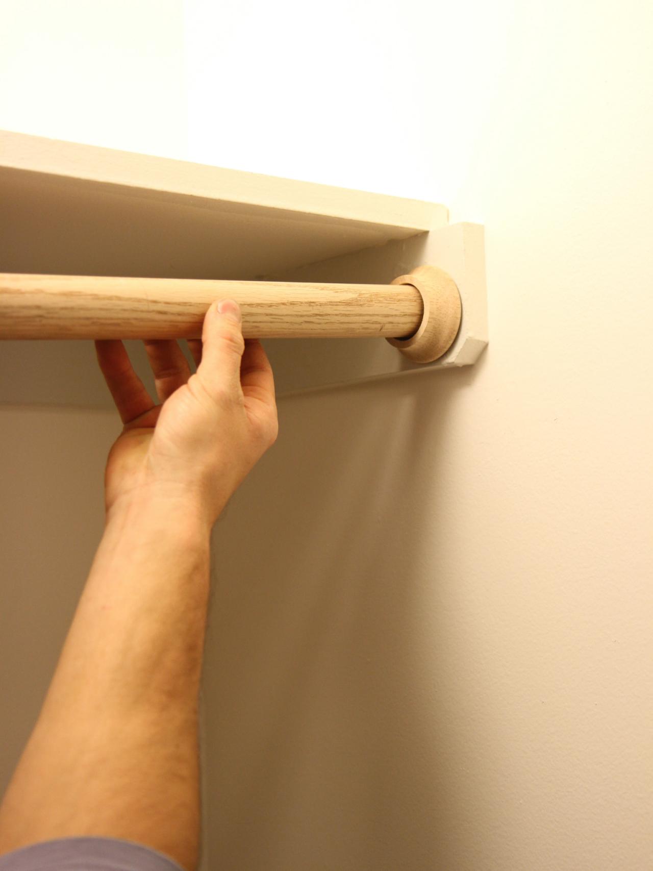 How To Hang A Closet Rod How Tos Diy