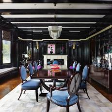 Black Lacquered Dining Room