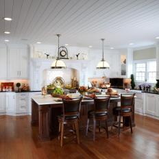 Traditional White Kitchen Is Timeless, Luxurious