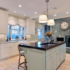 Traditional Cottage Kitchen Is Cozy, Elegant