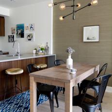 Small Modern Kitchen & Dining Room