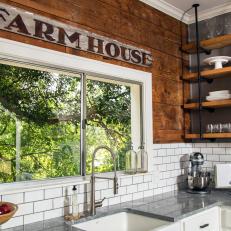 A Farmhouse Kitchen 