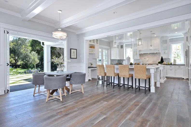 Open Kitchen and Dining Area 