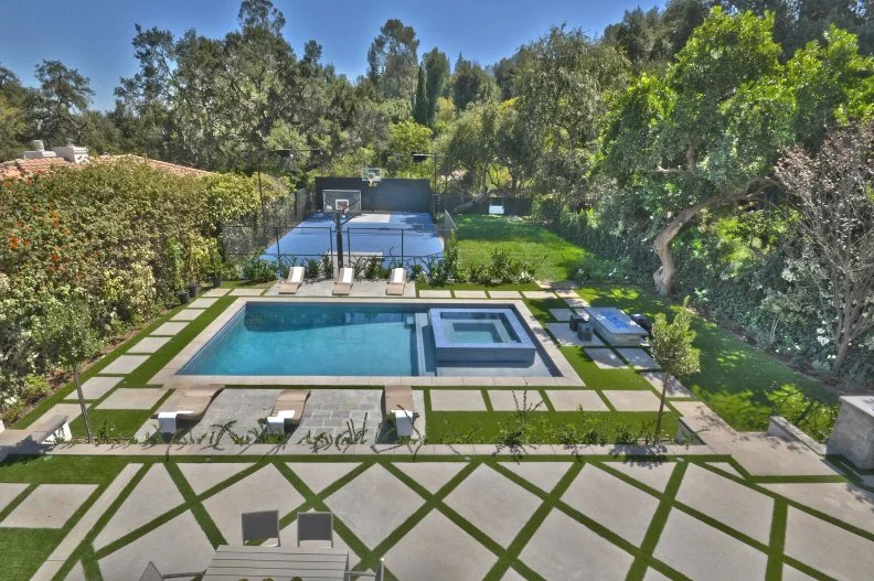 Backyard With Swimming Pool