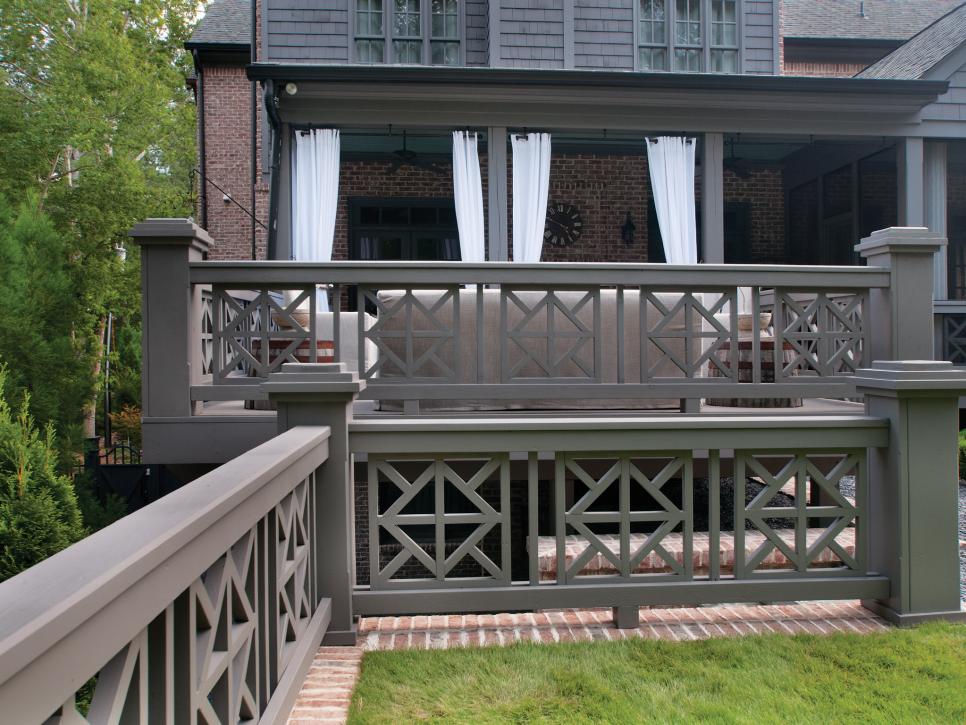 Creative Deck Rail Design Ideas, Wooden Front Porch Railing Designs