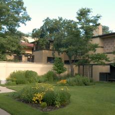 Backyard Garden: Historic Prairie House in Riverside, Ill.