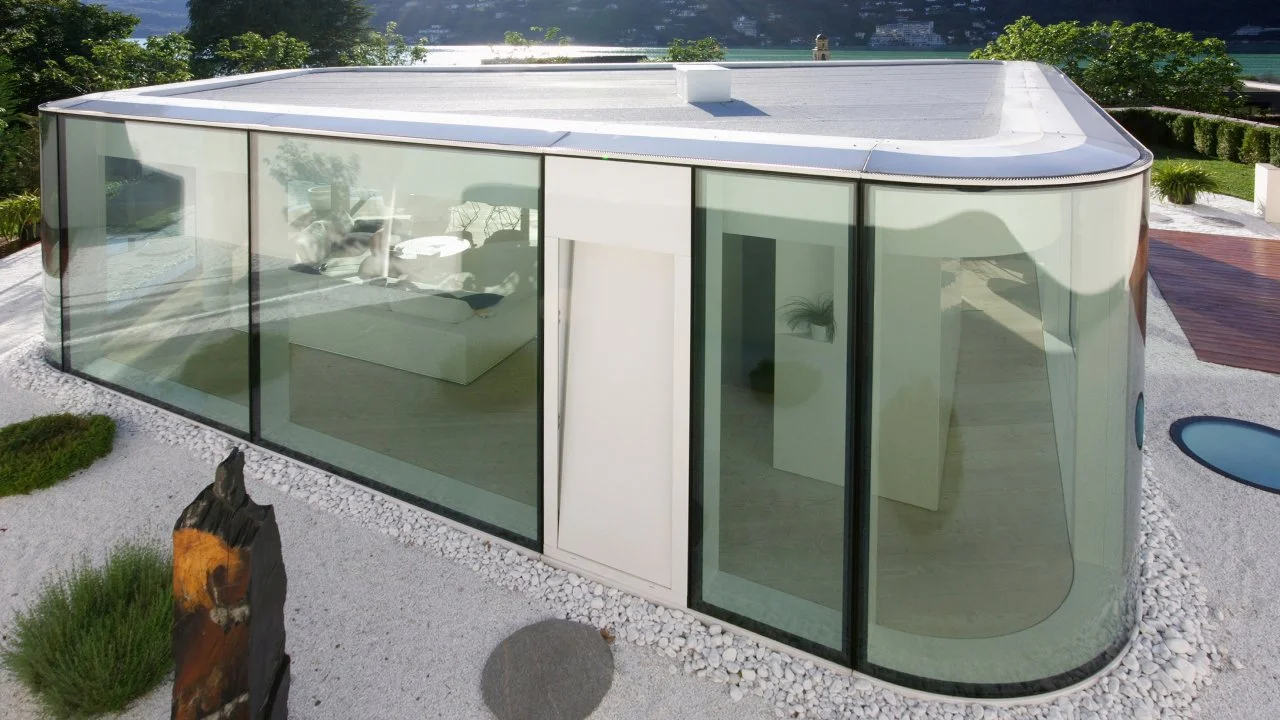 Tour a U-Shaped Glass Pavilion in Lugano, Switzerland | HGTV