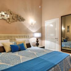 Mediterranean Bedroom Has Contemporary Vibe