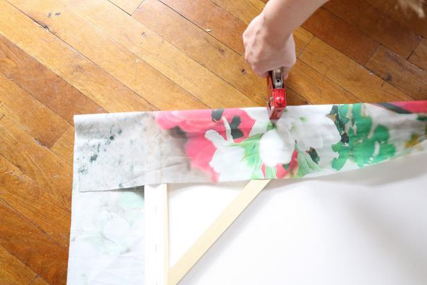 How to Make Custom Fabric Canvas Art